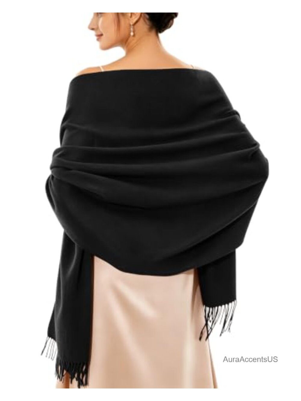 Oversized Pashmina Shawl Wrap Women Evening Dress Scarf Wedding Party